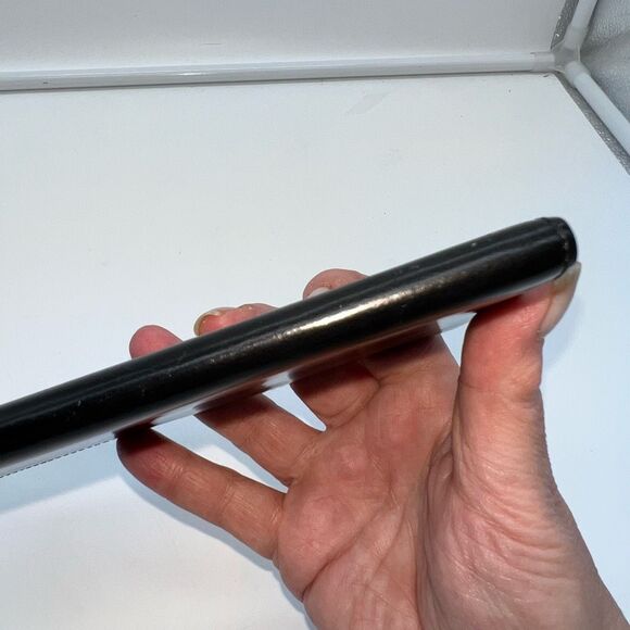 Dunhill Wallet Purse Long Wallet D Logos Black Silver Authentic - Picture 4 of 16